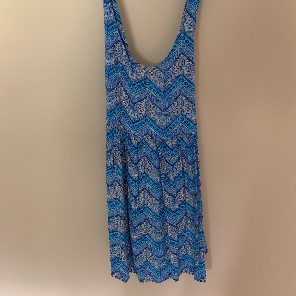 Blue Patterned Forever 21 Sundress